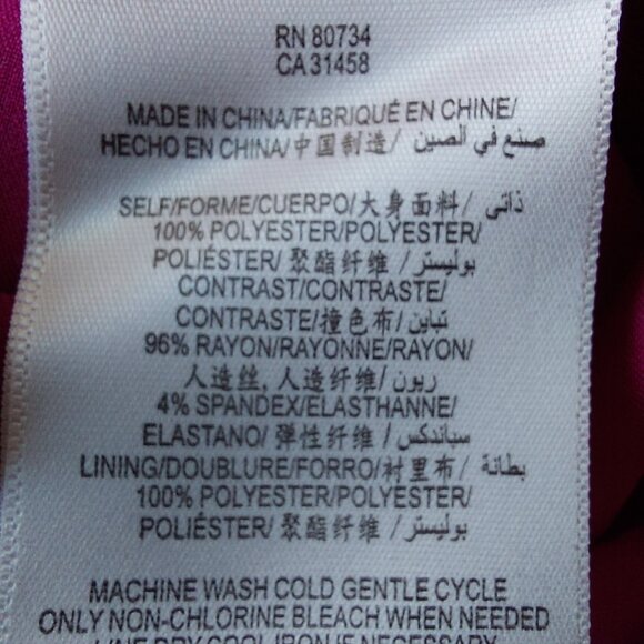 BCBGeneration Pink/Peach Babydoll Strappy Pleated Mini Dress, Size M - Picture 5 of 8